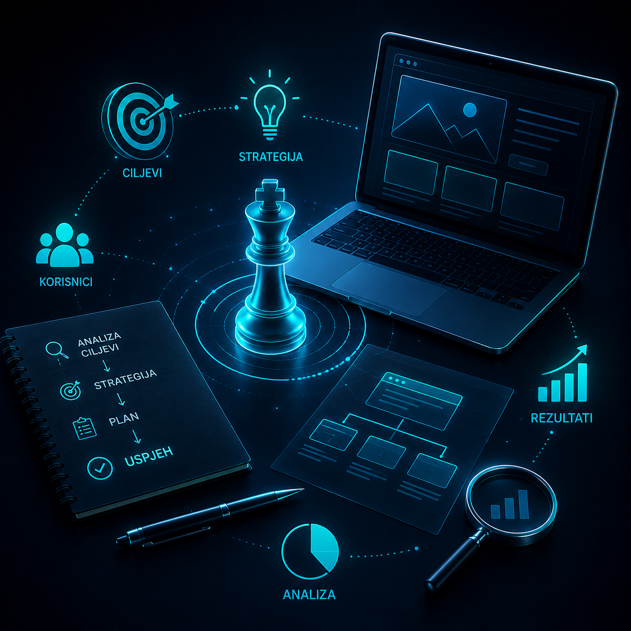 Strategija web razvoja i izrade web sajtova Crna Gora – Falcon Technology